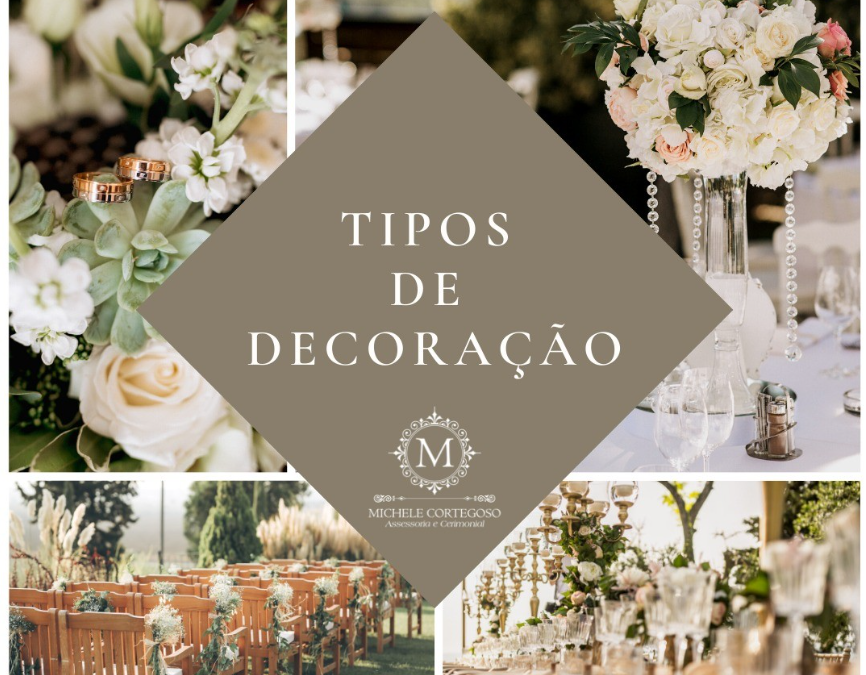 tipos de decoração para casamentos e a importância